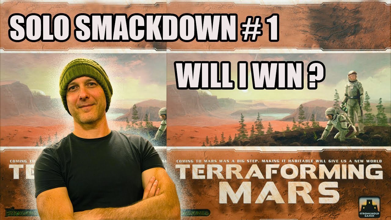 Terraforming Mars game number 1 - Finbar's Solo Smackdown #1 - will I win?