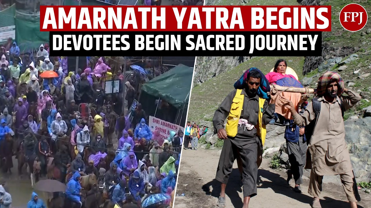 Amarnath Yatra 2026: Pilgrims Begin Holy Trek Amid Tight Security