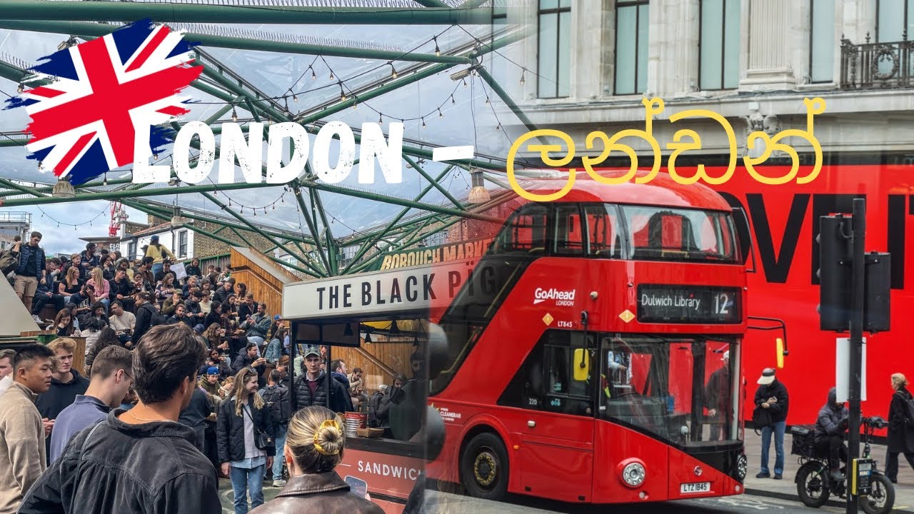 Walking in London 🇬🇧 | Borough Market & Harrods Tour | Sinhala Travel Vlog
