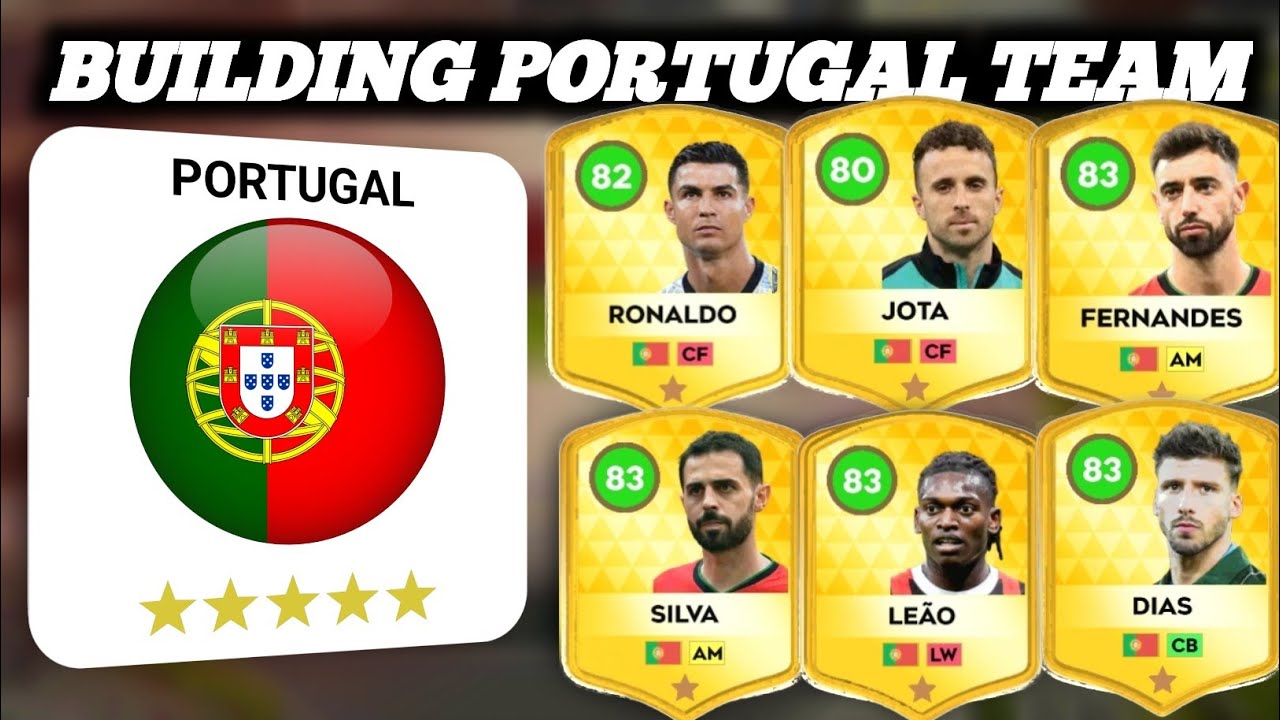 DLS 25 | Build the PORTUGAL Team | Dream League Soccer 2025 Gameplay...