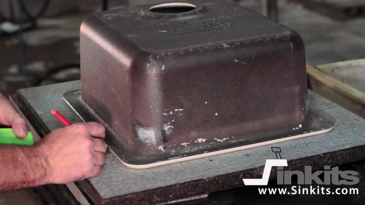 Sinkits, How to undermount a sink in granite or quartz.