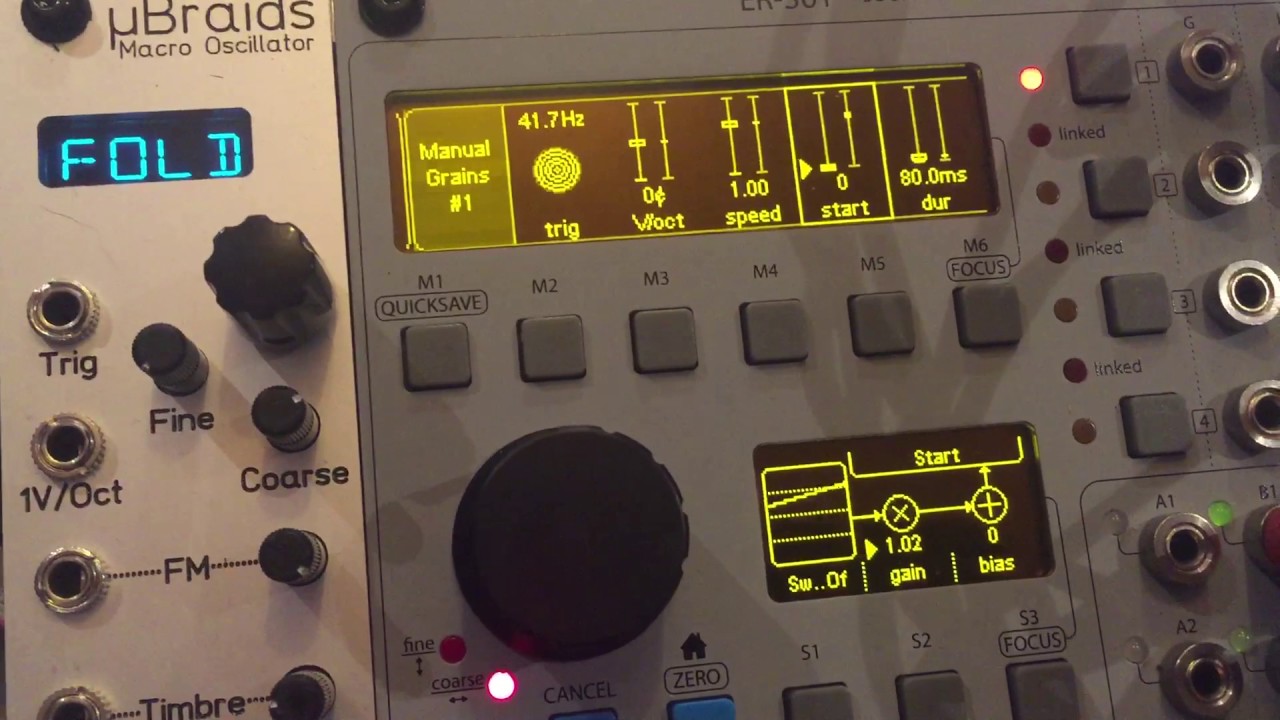 Getting Started with the ER-301 #24 -GRAINS - Perfectly Sweeping the sample position