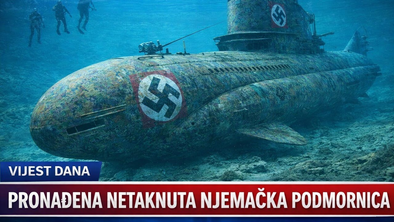Ronioci Pronašli Potopljenu Nacističku Podmornicu:Ono Što su Našli Unutra Pobija Cijelu Povijest
