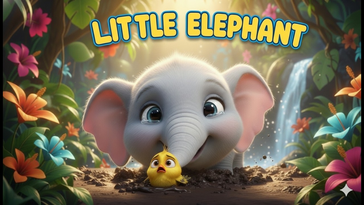 The Little Elephant 🐘 | Animation | Story telling | Kids Story | English | Bed time | Study | Anime