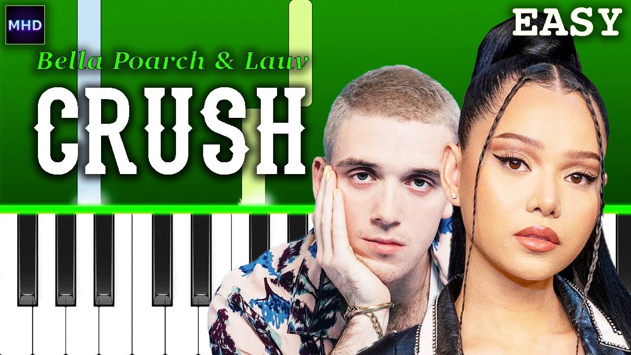 Bella Poarch & Lauv - Crush - Piano Tutorial [EASY]