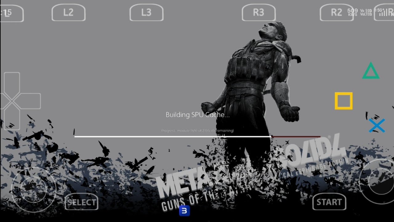 Metal Gear Solid 4 Guns of Patriot Aps3e Emulator Test Android