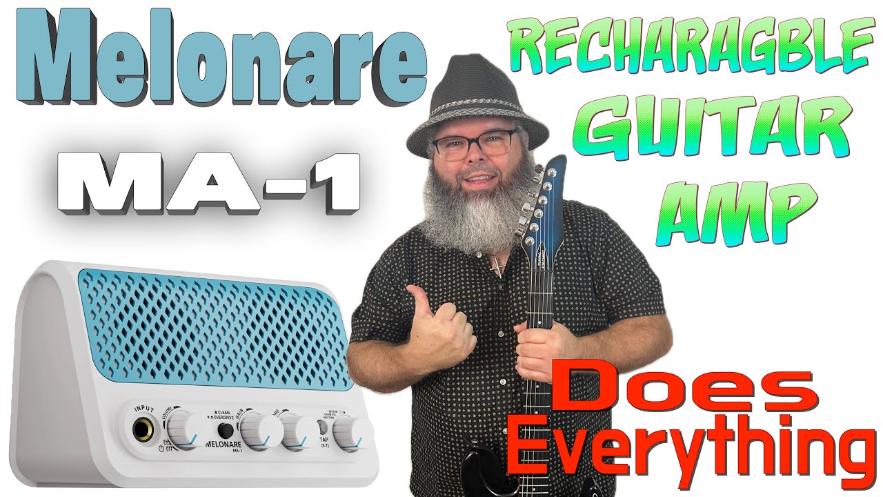 Amazing Rechargeable Bluetooth Guitar Amp Does it ALL