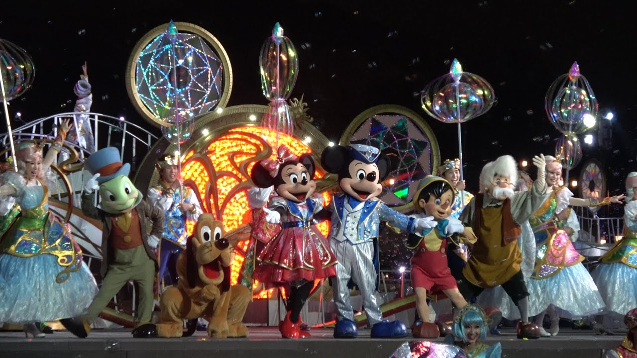 TDS 最終日夜回「クリスタルウィッシュジャーニー～シャインオン」ディズニー 