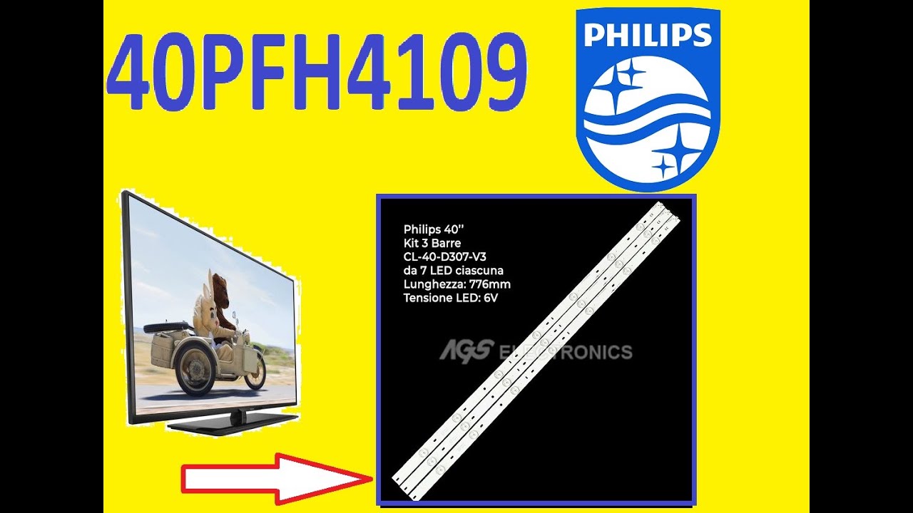 Riparazione TV Philips 40 PFH 4109/88