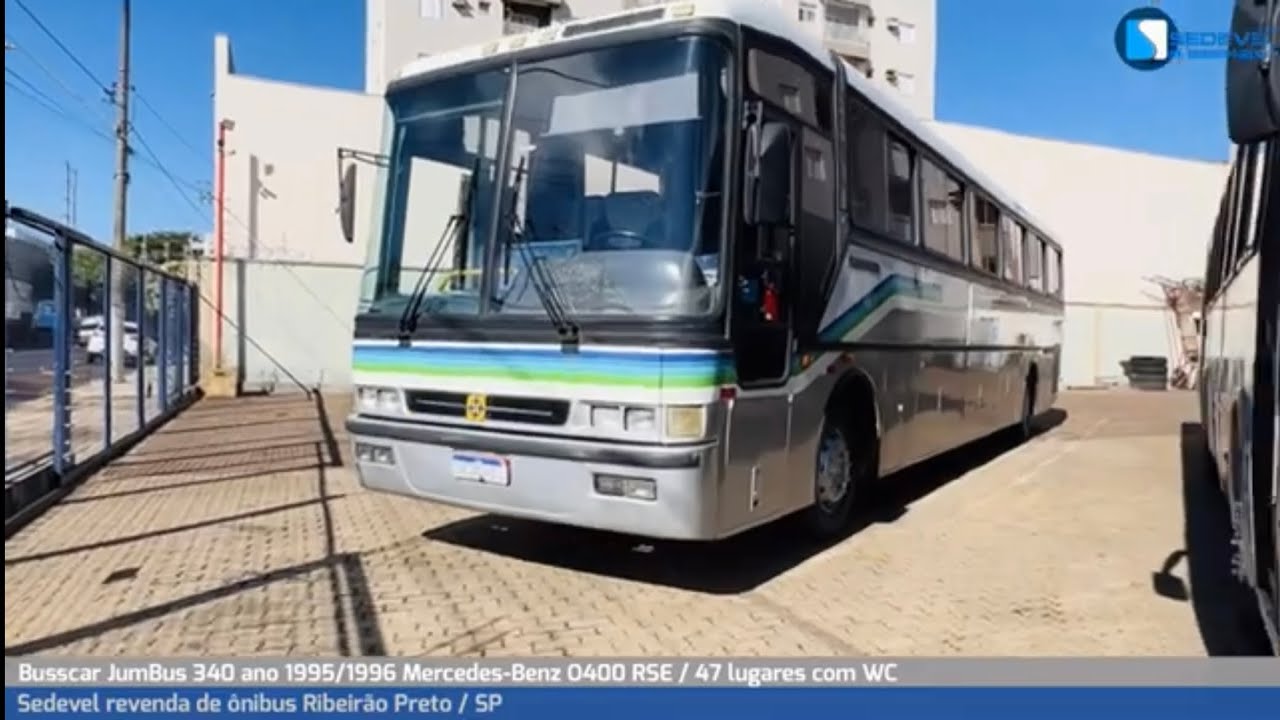 (Vendido) Busscar Jumbuss 340 ano 1995/96 Mercedes-Benz O400 RSE