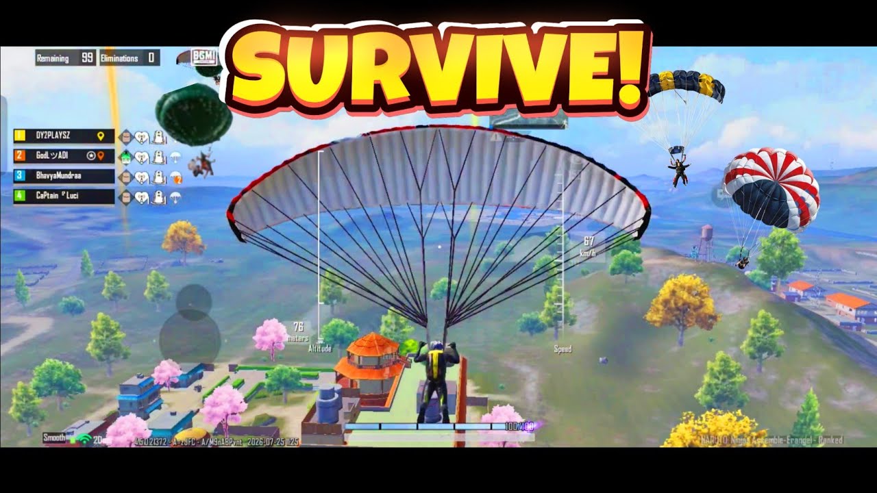 How to Fast Land & Survive Every Hot Drop in BGMI 🔥
