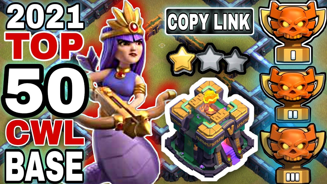 *CWL BASE* 2021 NEW MOST POPULAR TH14 ANTI 2 STAR CWL BASE WITH LINK | Top 50 TH14 Anti 2 Star Base