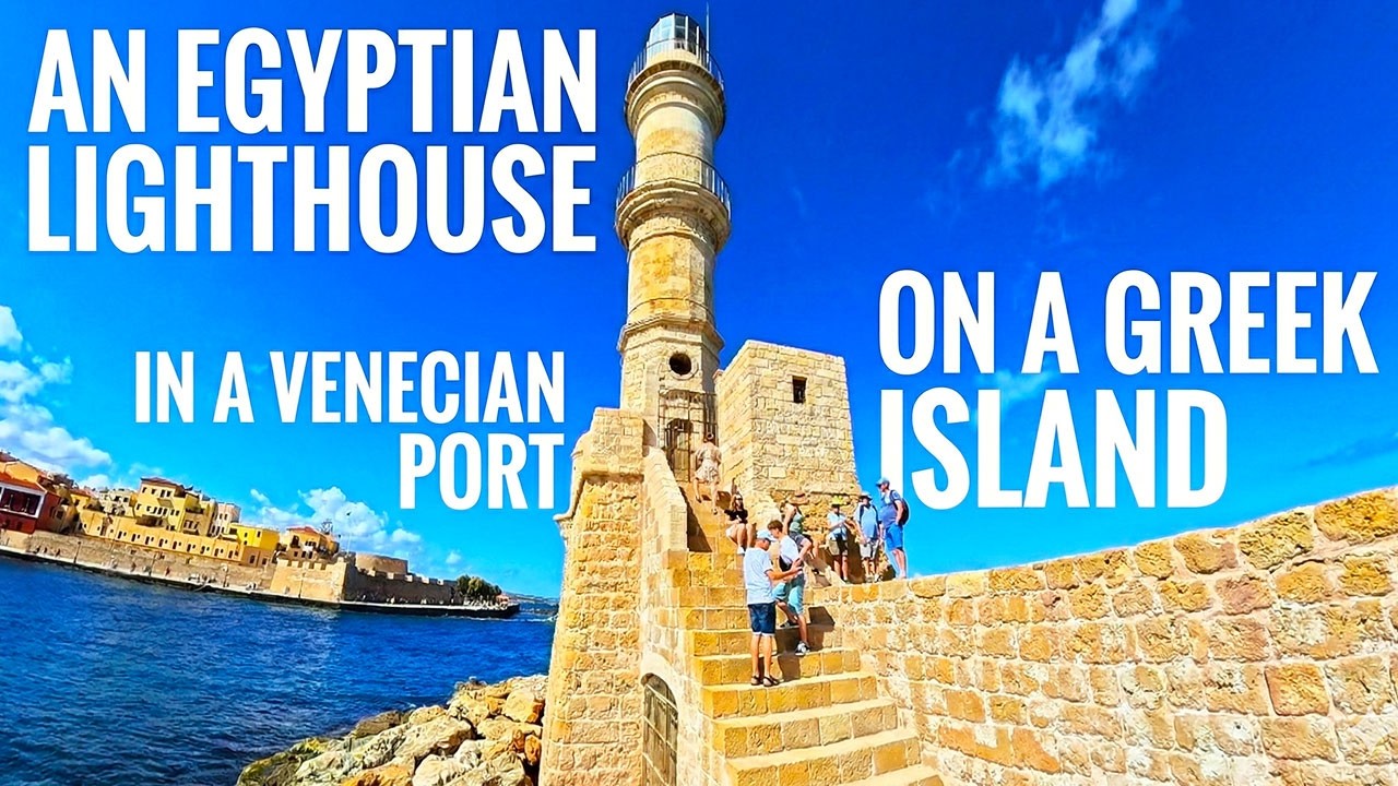 Chania Harbor Lighthouse Walk Exploring the Venetian Breakwater in Crete, Greece Greek Walking Tour