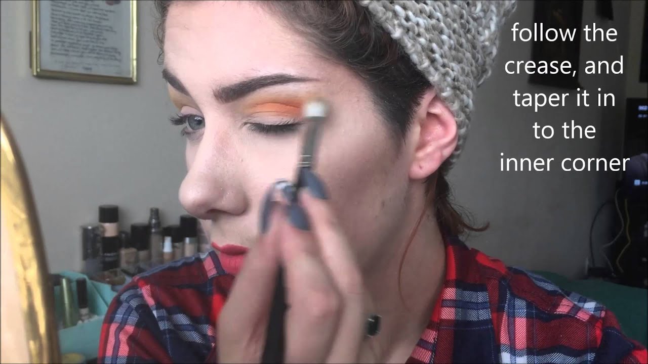 SMOKEY RUSTY EYE SHADOW LOOK
