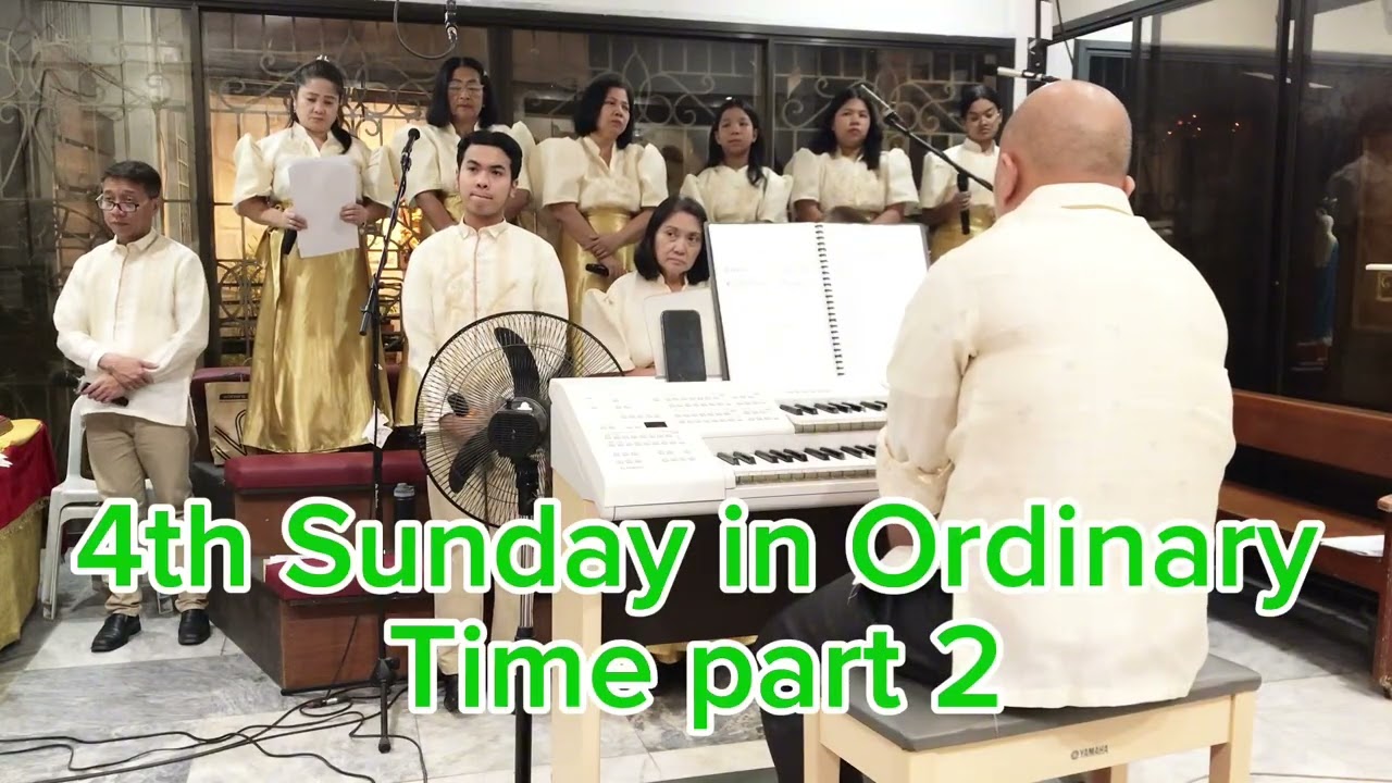 4th Sunday in Ordinary Time part 2 #sapccsfp #churchmusic #sacredmusic #choir #fyp 