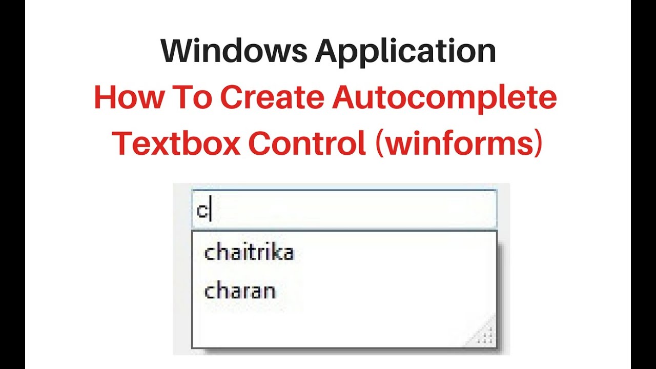 autocomplete textbox c# 4.6 windows forms from database