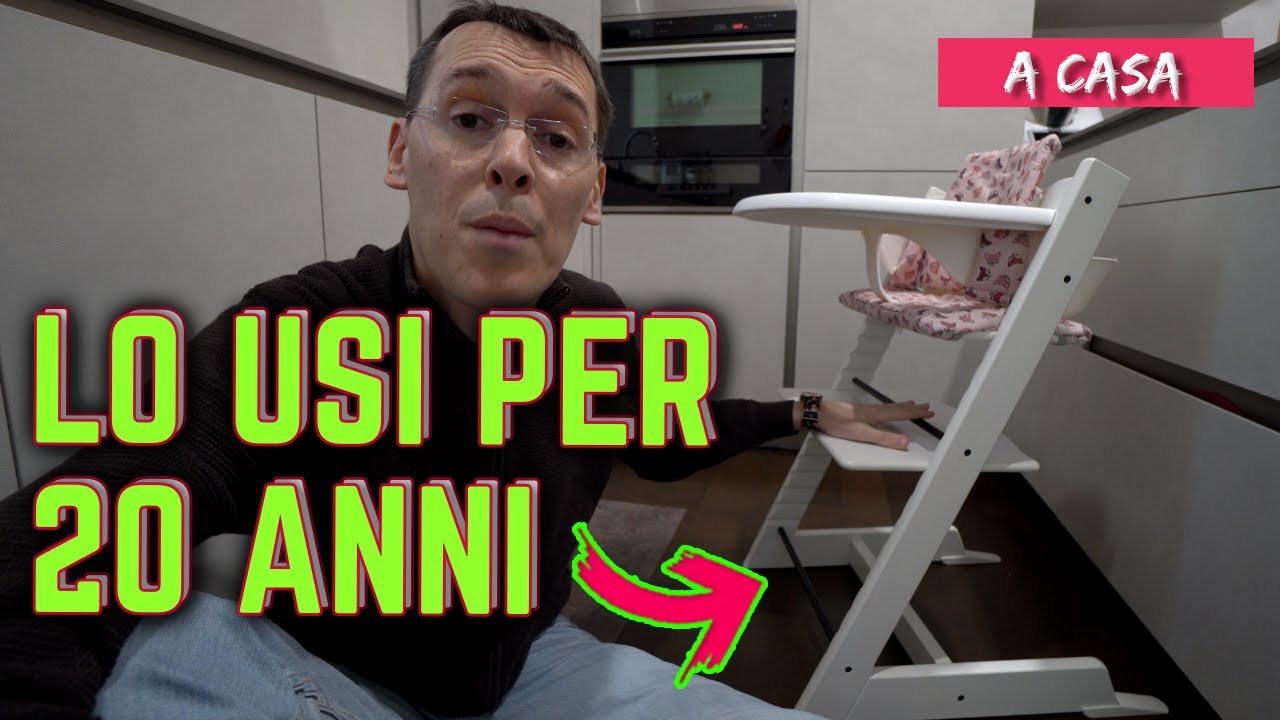 SEGGIOLONE STOKKE TRIPP TRAPP il seggiolone che cresce con il bambino