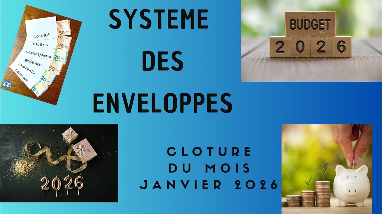 Gestion du Budget - Système des enveloppes hybrides - Clôture du mois - Janvier 2026