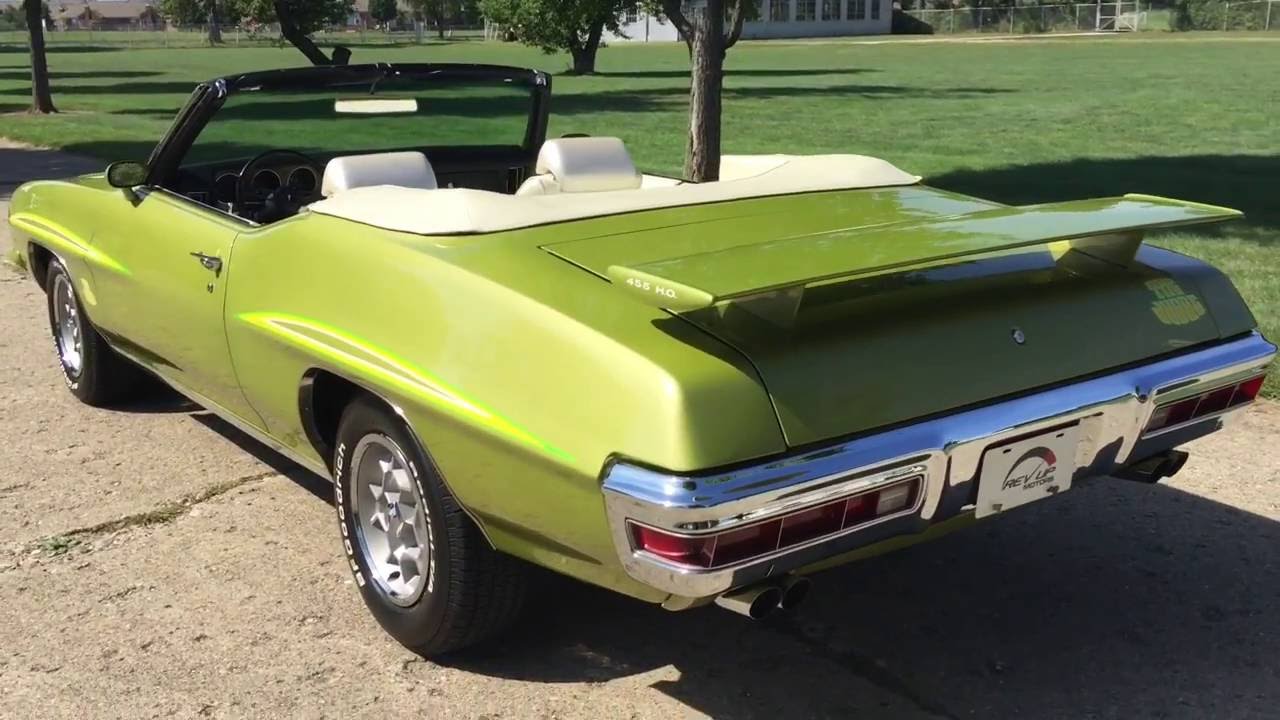 1971 Pontiac GTO Judge Convertible Clone from Rev Up Motors