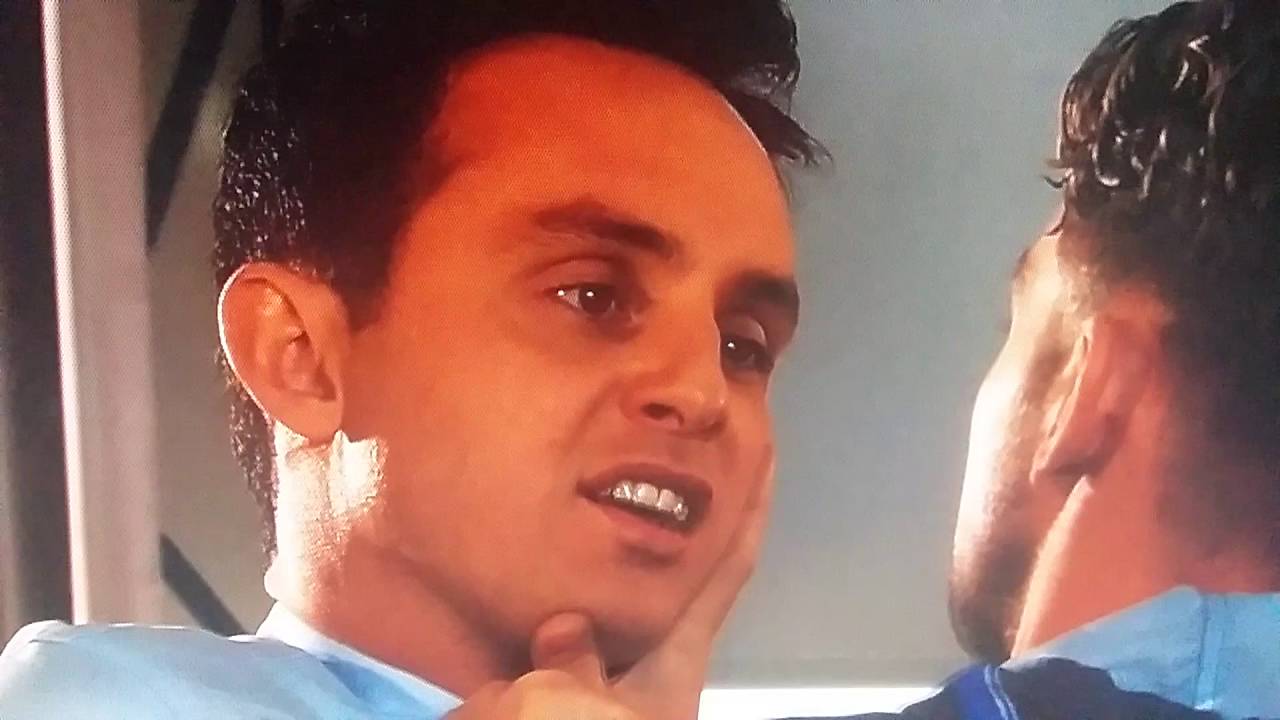 Hollyoaks Steve punch James