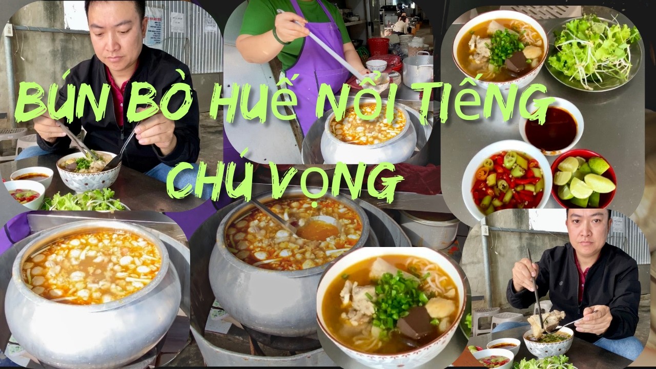Cùng huế xưa thưởng thức hương vị gốc của bún bò Huế Nguyễn Du chú vọng o Phụng .