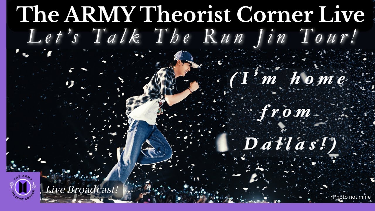 LIVE: Let's Talk About the Run Jin Tour (I'm home from Dallas!) - Concert stories and tips for ARMY