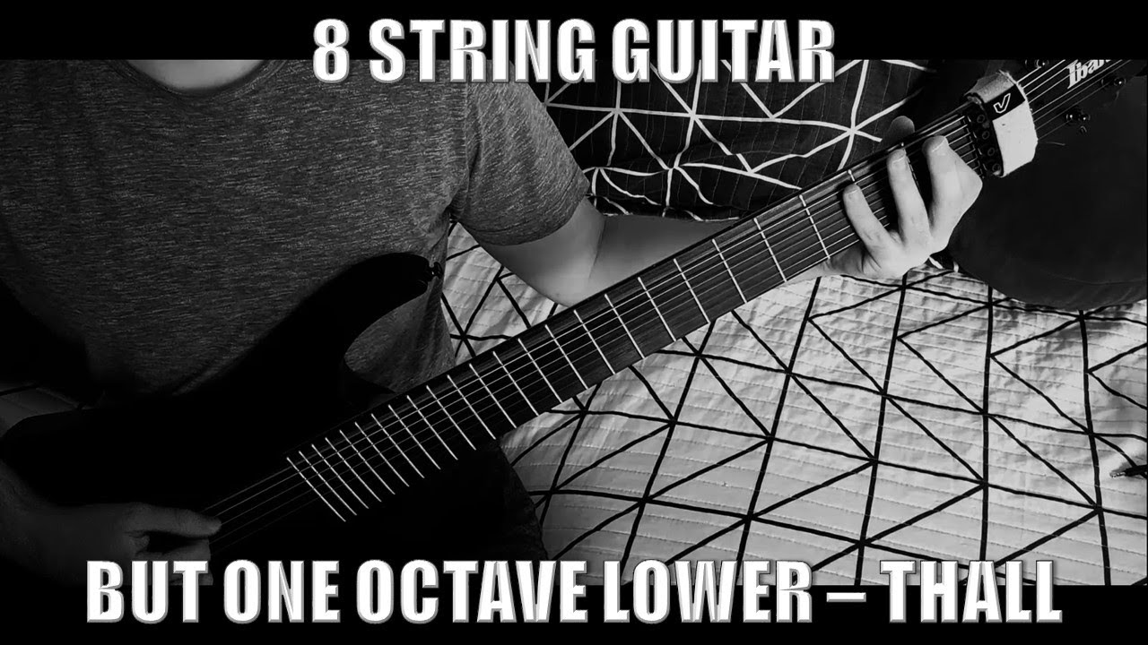 Thall - 8 string guitar but one octave lower #2