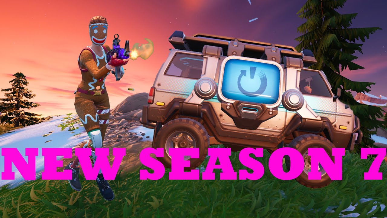 Playing New Fortnite Season (DRIVABLE REBOOT VAN!)