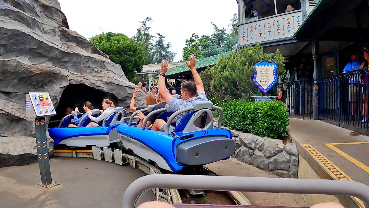 Matterhorn Bobsleds - Left (ONRIDE) Video Disneyland Anaheim 2023