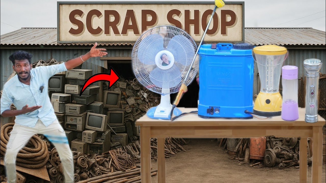 Scrap To Gold 💯 Old Things Reuse | பழைய பொருளில் புதிய முயற்சி..! Sathish
