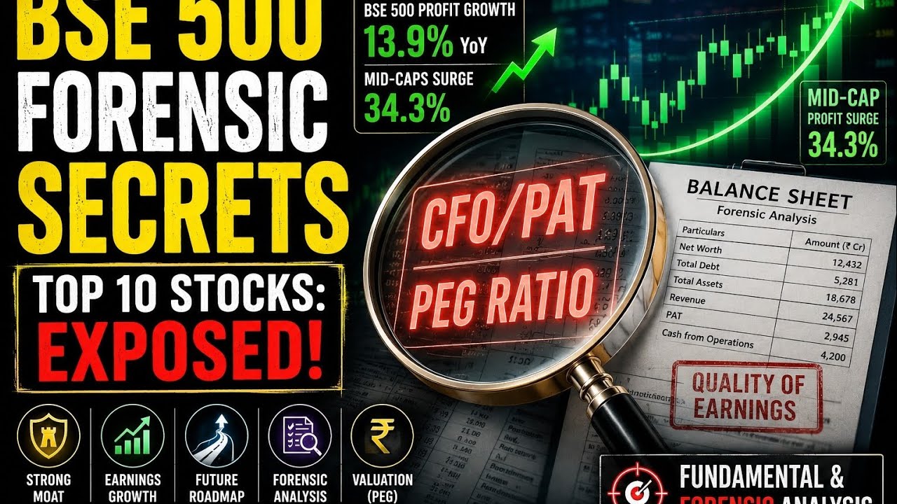 Uncovering BSE 500's Hidden Gems: A Forensic Analysis of the Top 10 Growth Stocks