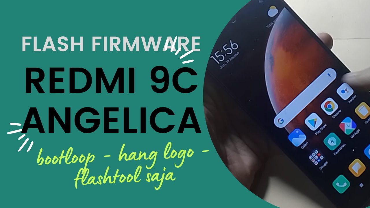 masih work...!! flash firmware redmi 9c bootloop / hang logo via flashtool