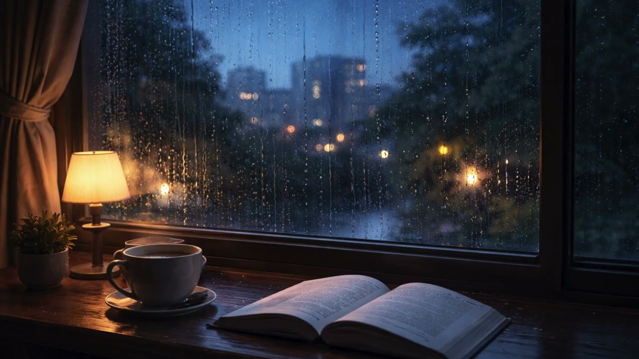 静かな夜の雨音で眠る｜心と体を休める雨BGM / Night Rain Sounds for Peaceful Sleep【2時間】