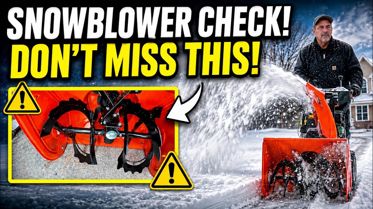 Snow Blower Ready? Don't Skip This Pre Check