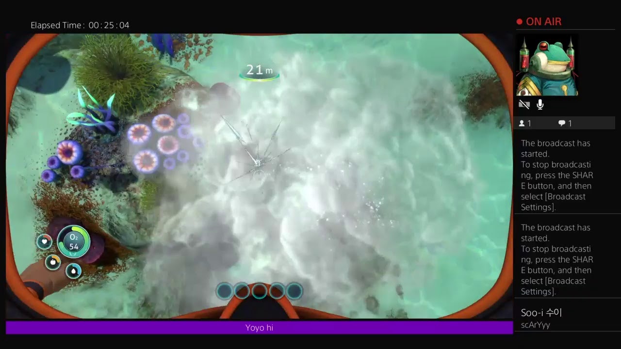 Talking over gameplay