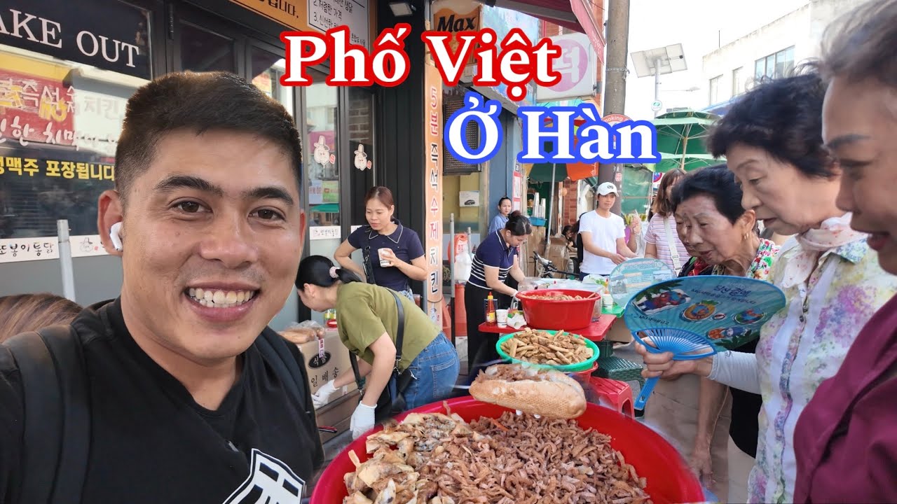 Khu Phố Đông Người Việt Mua Bán Ở Phía Nam Hàn Quốc 