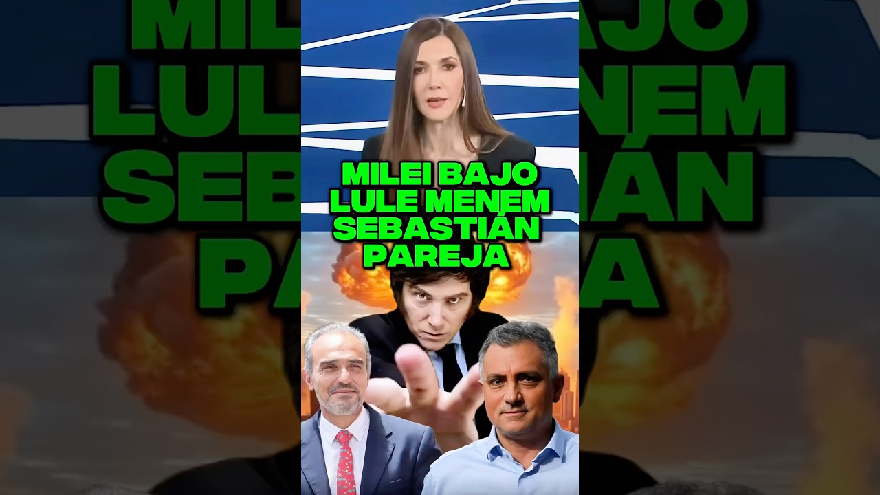 MILEI BAJO LULE MENEM Y SEBASTI&Aacute;N PAREJA #milei #javiermilei