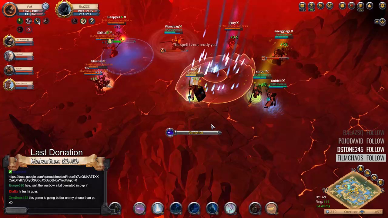 HG - Exertion VS Hammer and Sickle - Albion Online PvP