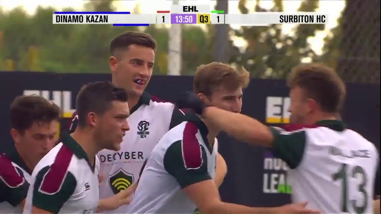 Dinamo Kazan v Surbiton HC   Match Highlights EHL KO8 2019