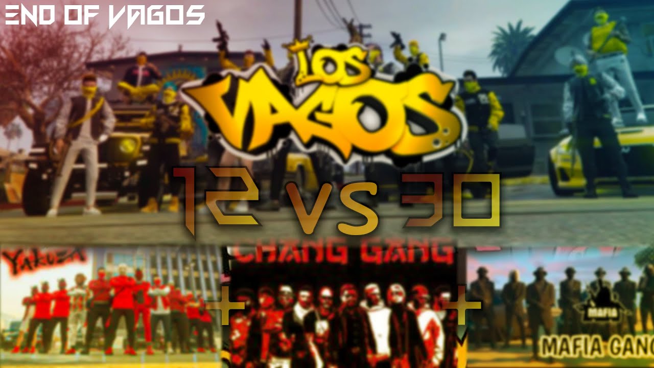 END OF VAGOS | VAGOS vs CHANG GANG + YAKUZA + MAFIA | 12 vs 30 | COLOMBA NAGARE RP