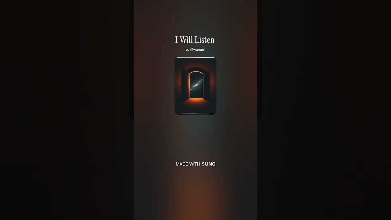 I Will Listen