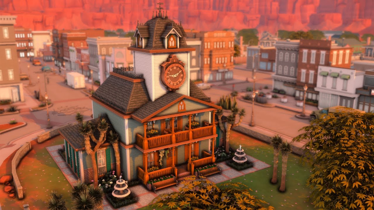 🕰️ Strangerville Library || Sims 4 Speedbuild || No CC