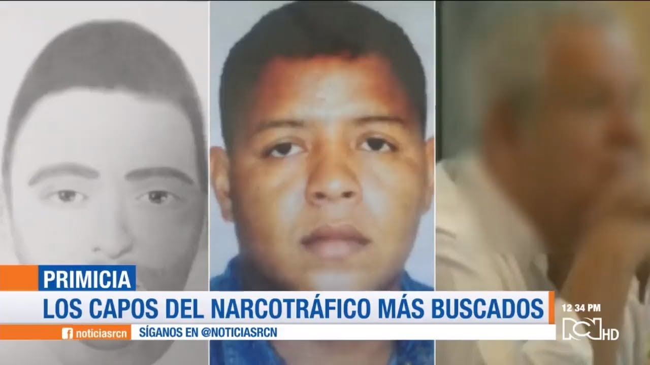 Los tres nuevos capos del narcotráfico más buscados de Colombia