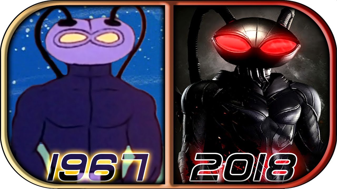 EVOLUTION of BLACK MANTA in Movies TV Cartoons (1966-2018) Aquaman trailer 2 2018 black manta scene