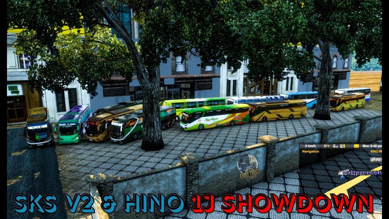 SKS V2 & Hino 1J Bus Showdown|ETS 2|MBD V6|