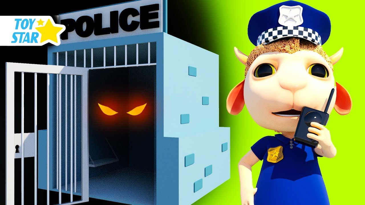 New 3D Cartoon For Kids &brvbar; Dolly And Friends &brvbar; Johny Police Jail Playhouse Toy #101