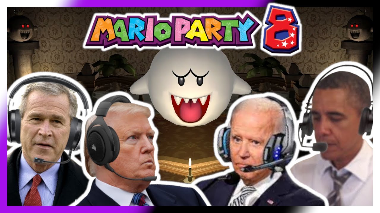 US Presidents Play Mario Party 8 [King Boo's Haunted Hideaway]