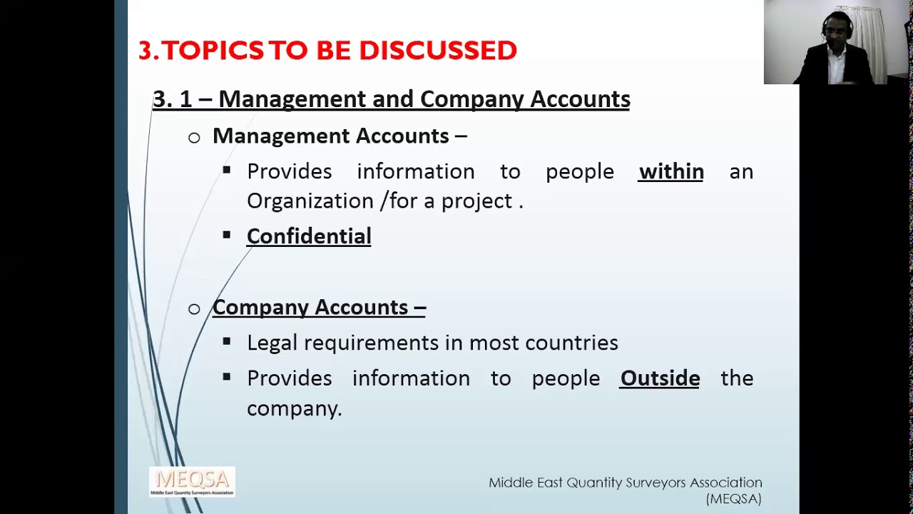 MEQSA Webinar 9 - Accounting Principles & Procedures and Business Planning