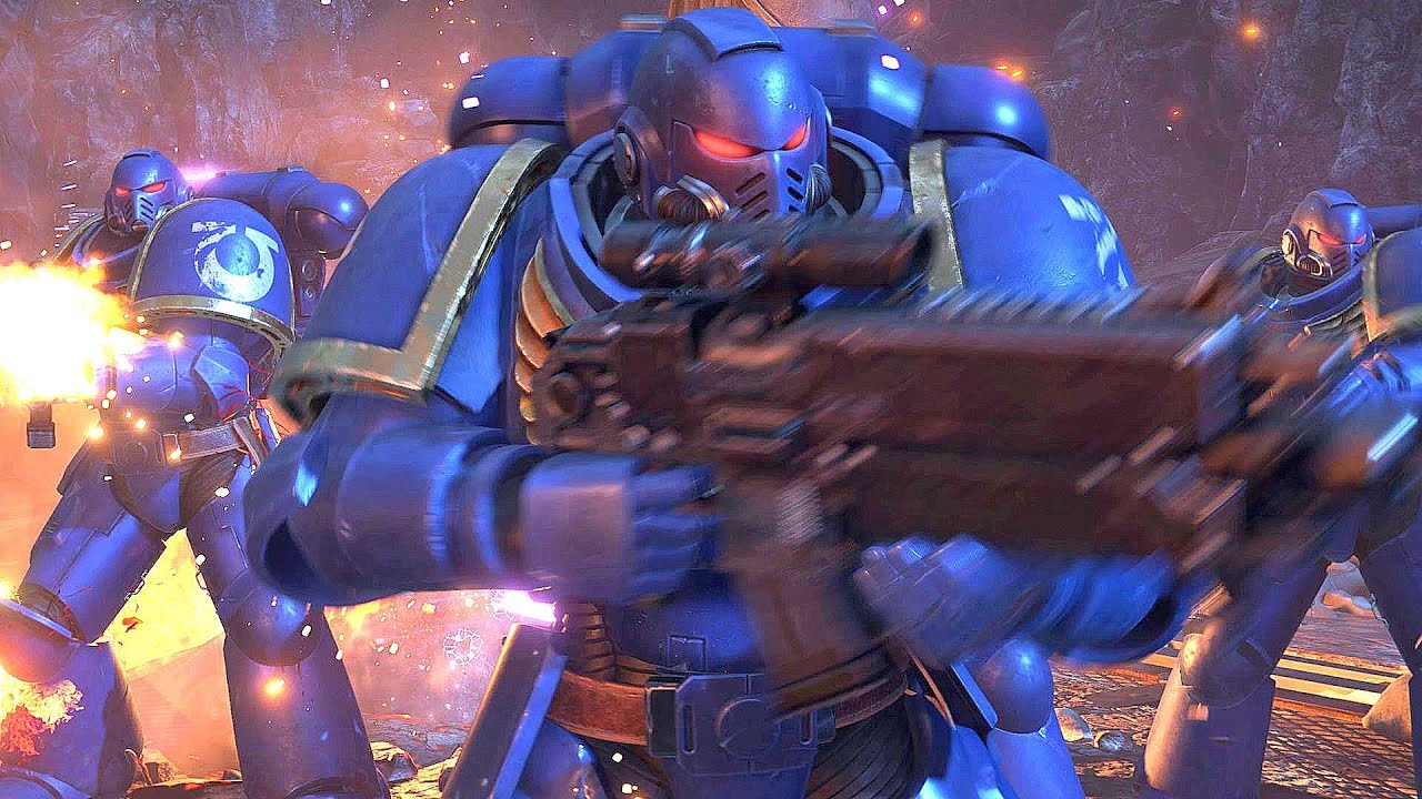 Space Marines vs Cultists - Warhammer 40,000: Space Marine 2 AI Battles