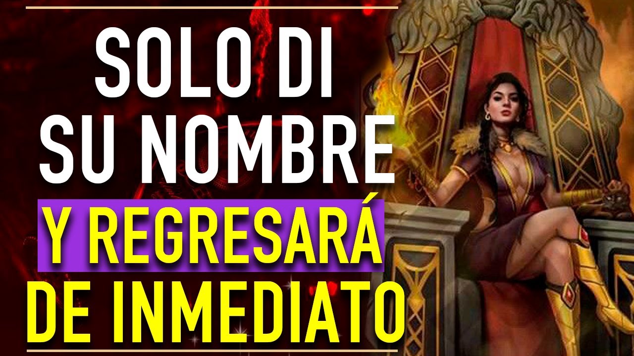 ORACION DEL DESESPERO | SOLO DI SU NOMBRE 3 VECES y LLORARÁ POR TI ROGANDO volver a tu lado YA MISMO